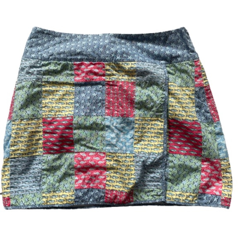 Vineyard Vines Patchwork Wrap Skirt sz 2